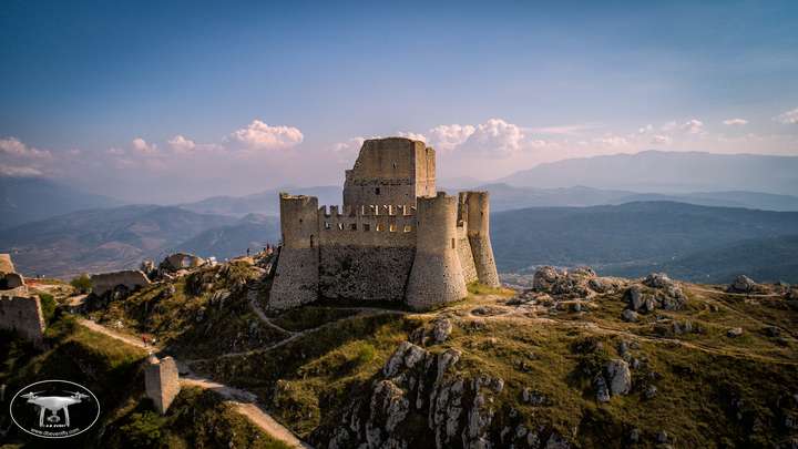 La Rocca vista dal drone