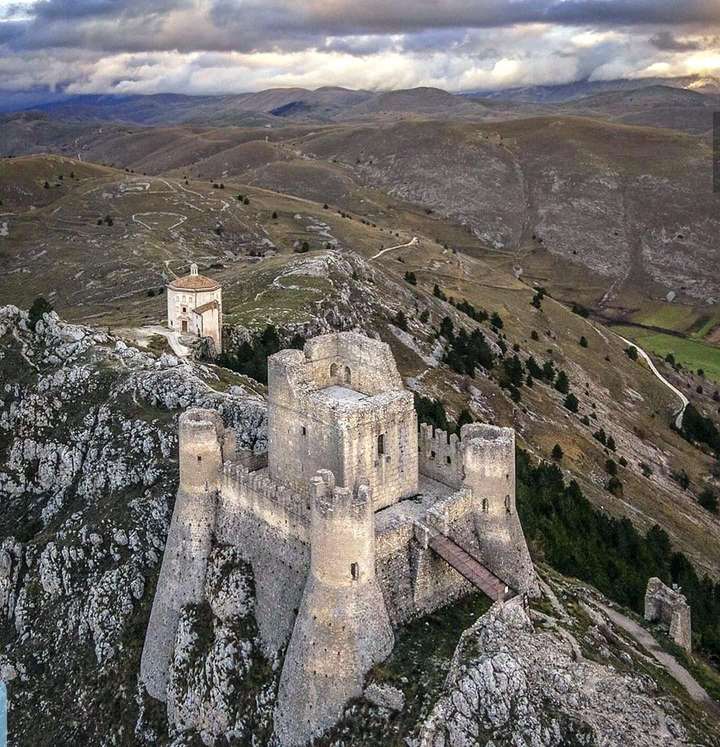 Rocca di Calascio dall'alto